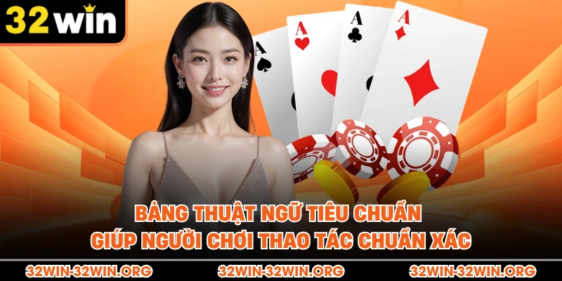 Bảng thuật ngữ tiêu chuẩn giúp người chơi thao tác chuẩn xác