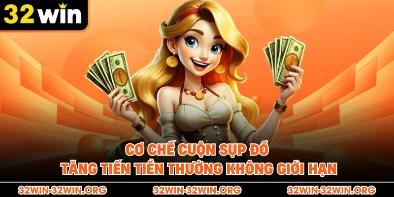 Cơ chế cuộn sụp đổ tăng tiến tiền thưởng không giới hạn 