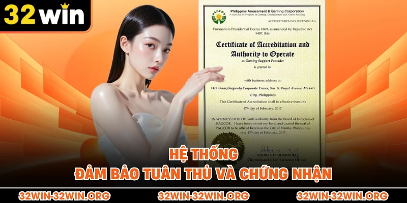 Hệ thống đảm bảo tuân thủ và chứng nhận   