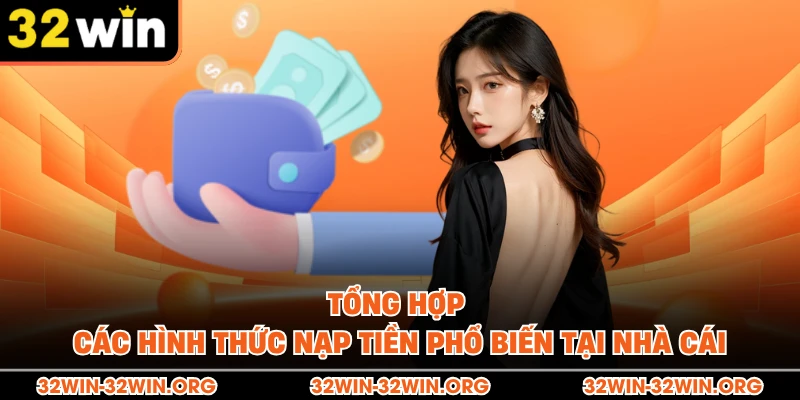 Tổng hợp các hình thức nạp tiền phổ biến tại nhà cái 